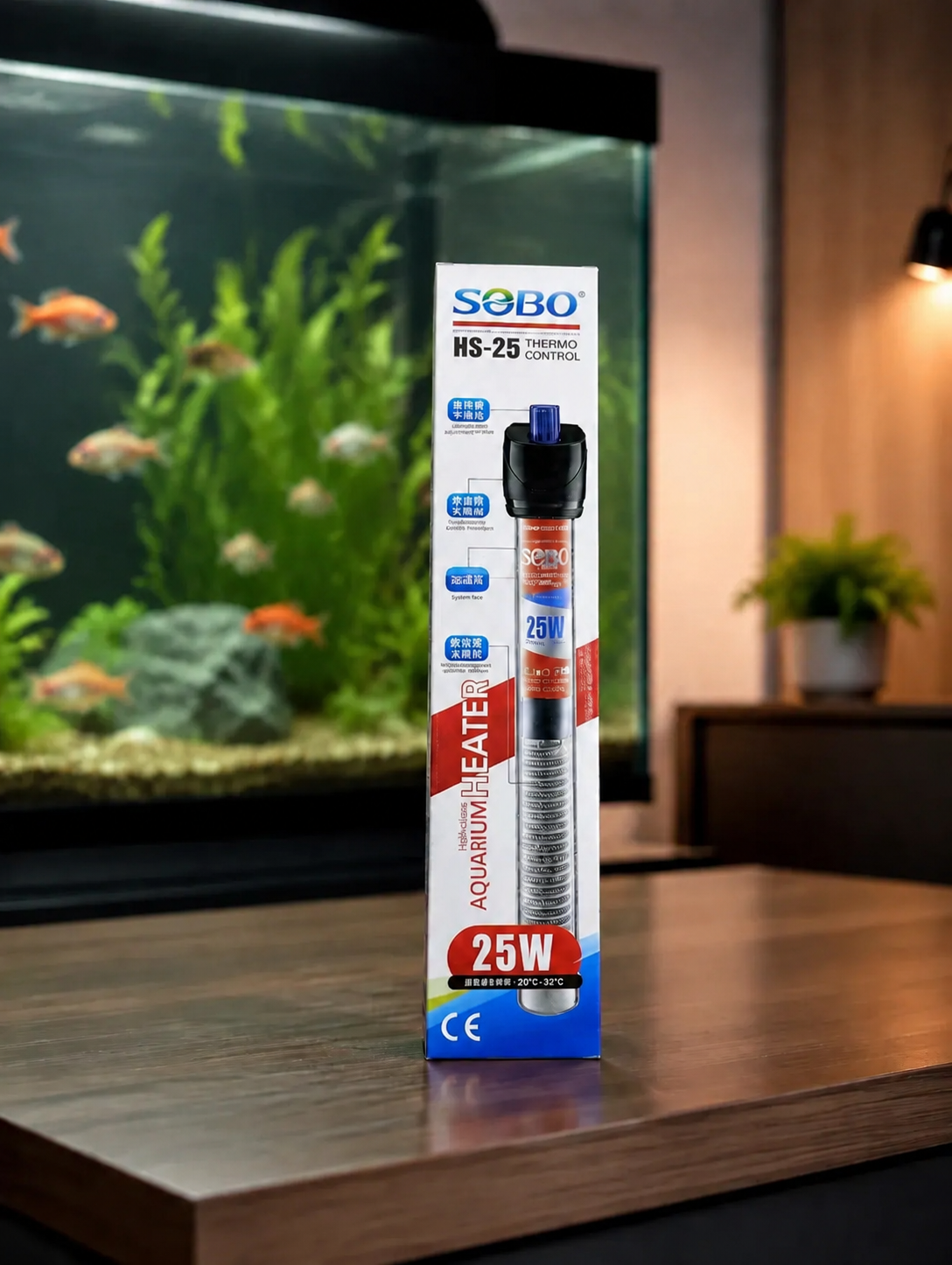 بخاری اکواریوم سوبو Sobo-HS-25W