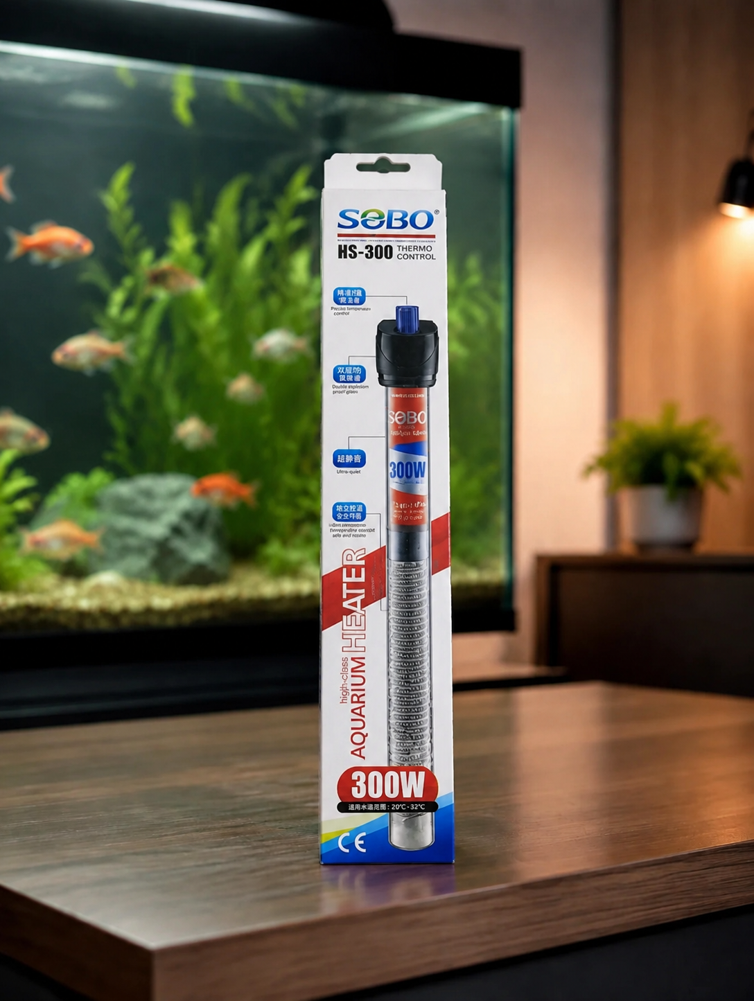 بخاری اکواریوم سوبو Sobo-HS-300W