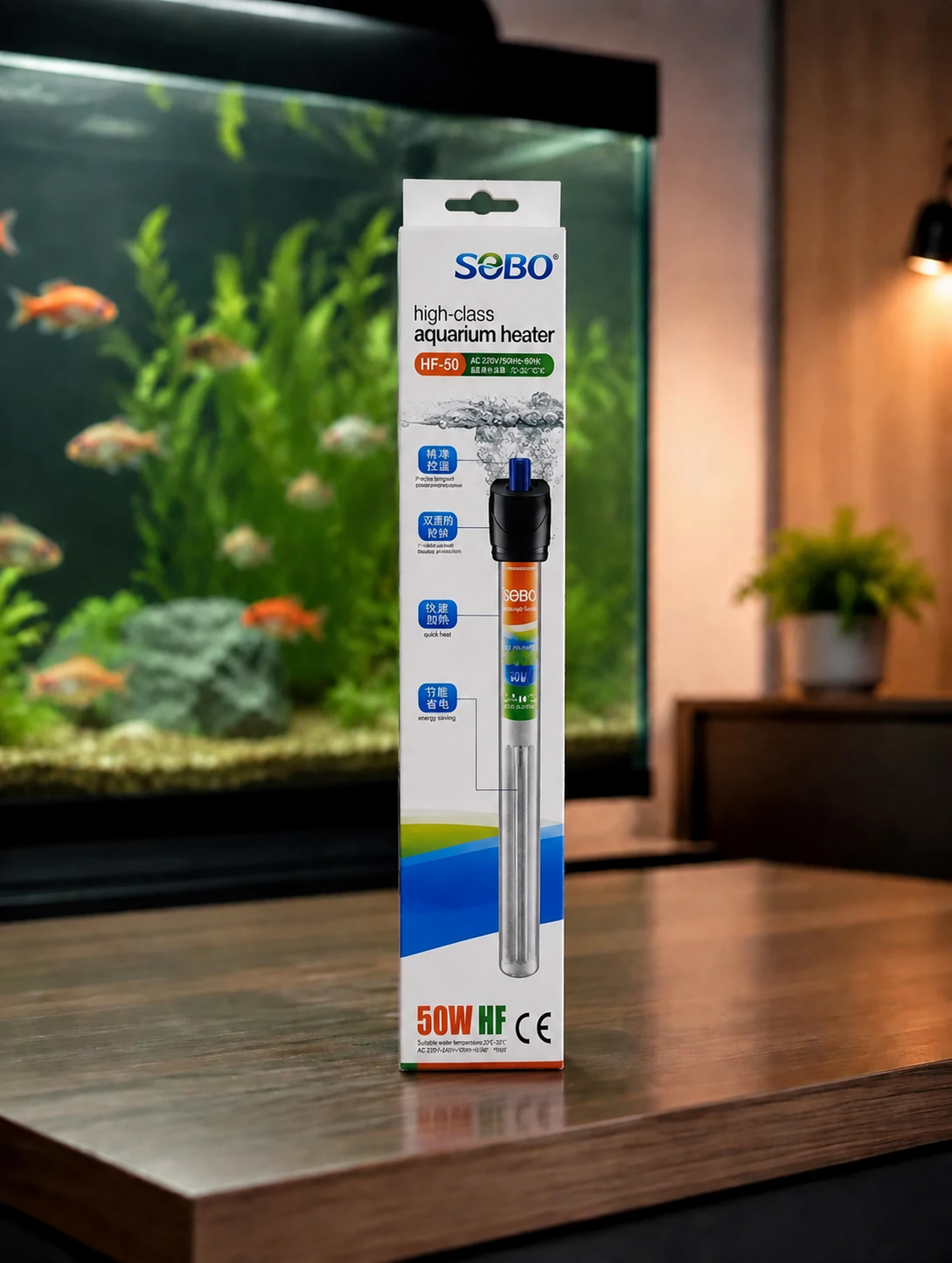 بخاری اکواریوم سوبو Sobo-HF-50W