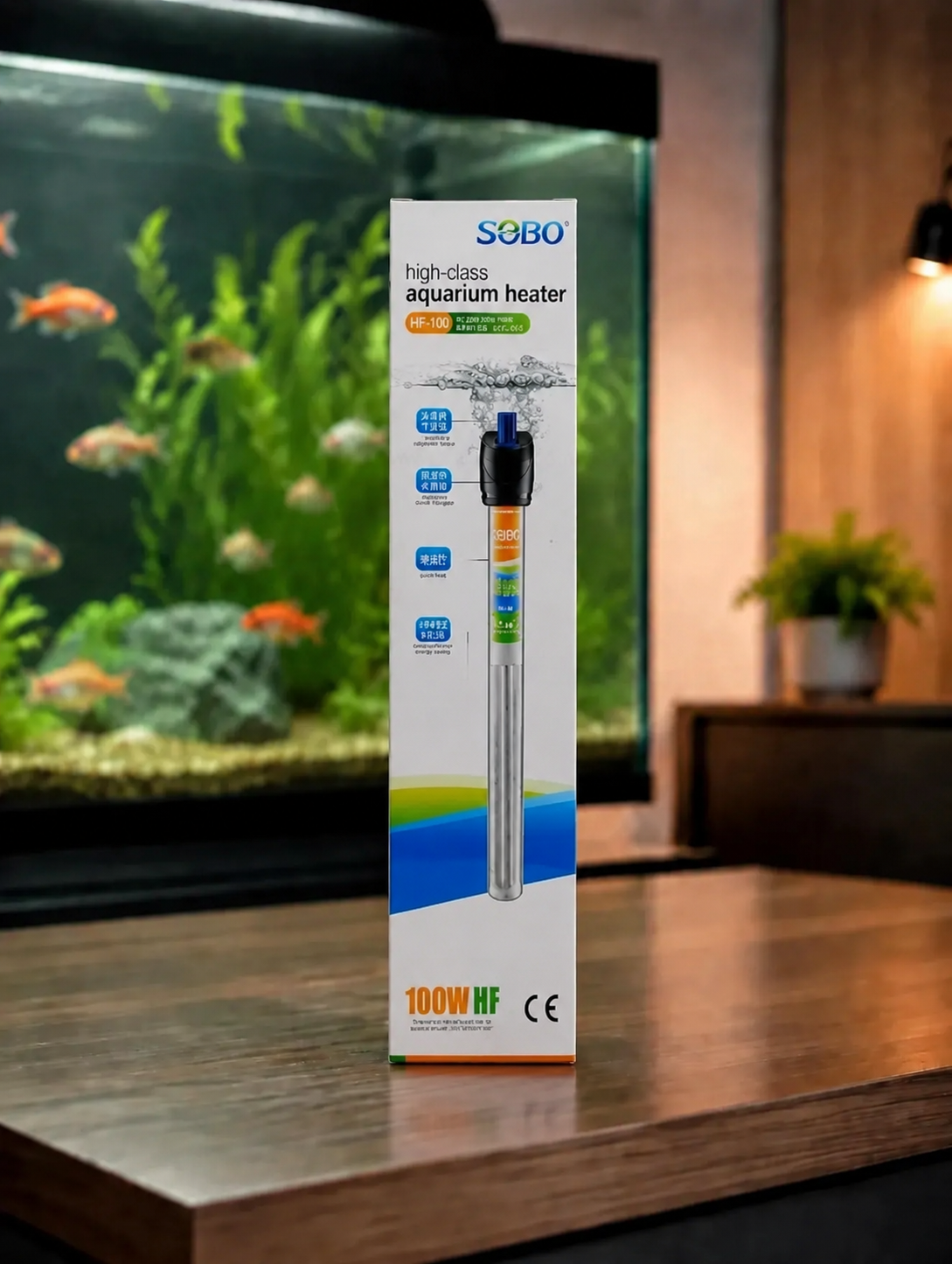 بخاری اکواریوم سوبو Sobo-HF-100W